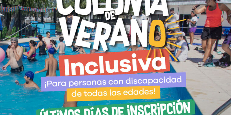ÚLTIMOS DÍAS DE INSCRIPCIÓN PARA PARTICIPAR DE LA COLONIA DE VERANO INCLUSIVA