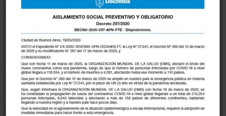 Siguen las denuncias por el incumplimiento del Decreto 297/2020, en distintos lugares del conurbano