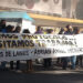 Feriantes de Lanús cortaron la avenida Hipólito Yrigoyen frente a la Municipalidad