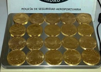 Aeroparque: Policía Aeroportuaria secuestra 107 monedas de oro valuadas en más de 23 millones de pesos