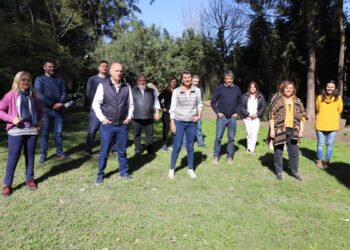 GRINDETTI RECORRIÓ CAÑUELAS CON EL PRECANDIDATO LOCAL DE “JUNTOS”, SANTIGO MACGOEY