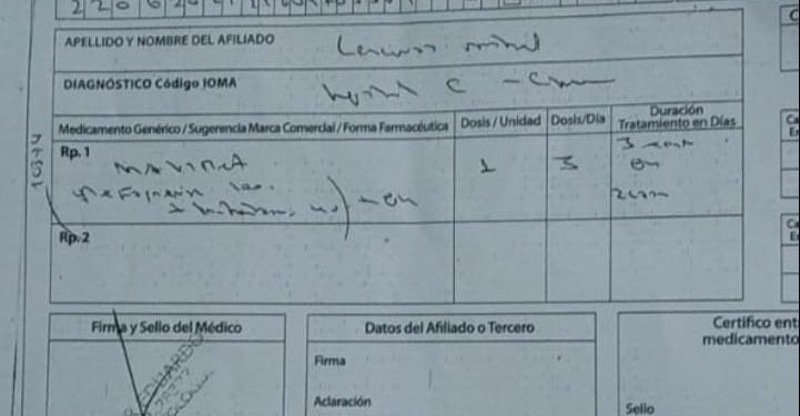 IOMA: Vecina de Lanús denuncia que no le entregan una medicación que vale un millón de pesos