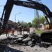 GRINDETTI RECORRIÓ OBRAS DE REPAVIMENTACIÓN EN LANÚS OESTE