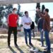 DAMIAN SALA RECORRIÓ LAS OBRAS DEL PARQUE PIÑEYRO