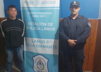 Lanús: Un delincuente fue detenido cuando intentaba robar una moto