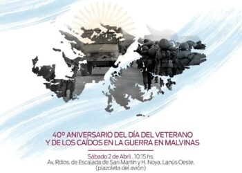 EL MUNICIPIO CONMEMORARÁ EL 40ª ANIVERSARIO DE MALVINAS CON 2 DÍAS DE ACTIVIDADES Y HOMENAJES
