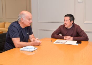 GRINDETTI Y NARDINI SE REUNIERON POR OBRAS PARA LANÚS