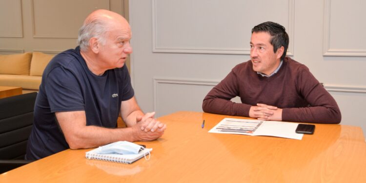 GRINDETTI Y NARDINI SE REUNIERON POR OBRAS PARA LANÚS