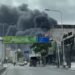 Impresionante incendio en Dock Sud: rescataron a trabajadores de dos fábricas