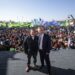 Fernández visitó Echeverría y remarcó que «la verdadera discusión es con quienes quieren quitar derechos»