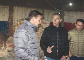 Galdurralde recorrió obras de un jardín de Lanús