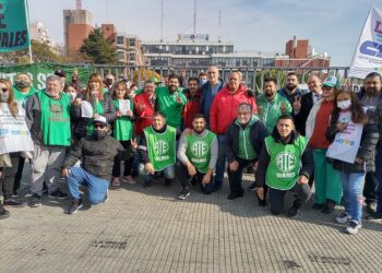 Con un 80% de acatamiento, pararon los municipales en Lanús