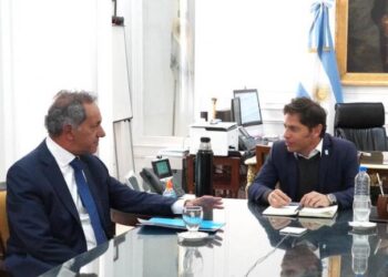 KICILLOF RECIBIÓ AL NUEVO MINISTRO NACIONAL DE DESARROLLO PRODUCTIVO DANIEL SCIOLI
