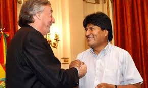 Evo Morales dijo que la Argentina demostró su potencial en “tiempos de Néstor Kirchner”