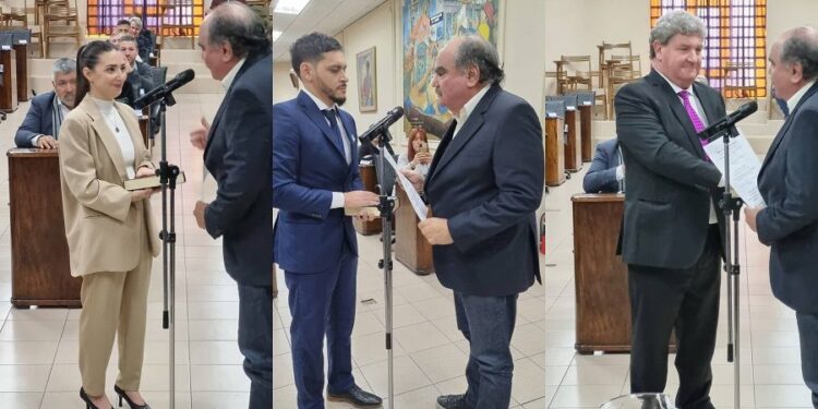 Lanús: Con la ausencia del Frente de Todos, juró Mancebo como defensor del Pueblo
