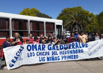 Lanús: Merendero de Cristina Valenzuela de Monte Chingolo organizo el sábado pasado un viaje a la ciudad de los Niños