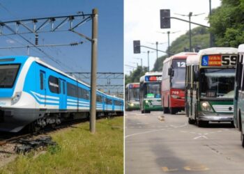 Aumentaron colectivos y trenes en el AMBA.