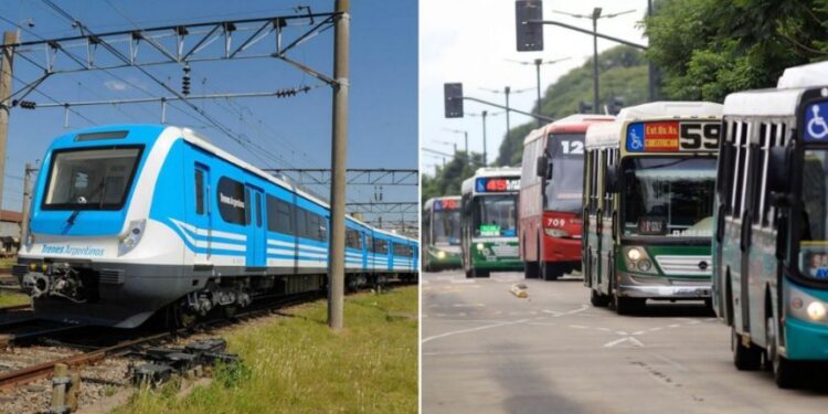 Aumentaron colectivos y trenes en el AMBA.