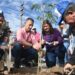 Galdurralde pidió cuidar el medio ambiente tras plantar árboles en la ribera del Riachuelo en Lanús