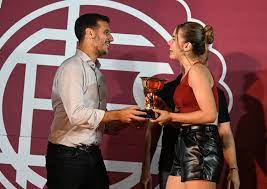 Julián Álvarez participó de los Premios Granates del Club Lanús