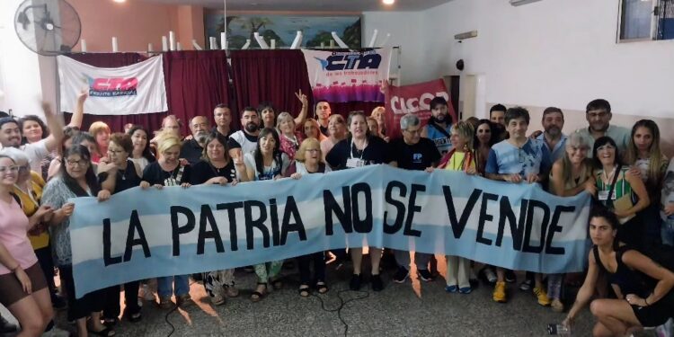 La Multisectorial de Lanús contra el Ajuste se prepara para el paro y movilización del 24