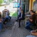 Julián Álvarez visitó el Centro de Ex Soldados Combatientes de Malvinas en Lanús