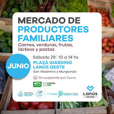 Mercado de Productores Familiares en Lanús Oeste
