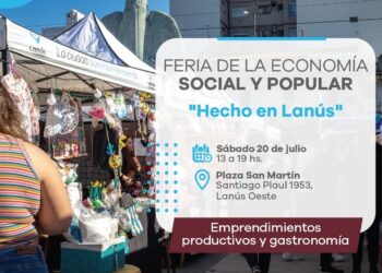 Llega una nueva edición de la Feria de la Economía Social y Popular “Hecho en Lanús”