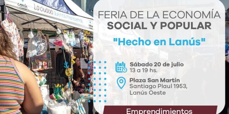Llega una nueva edición de la Feria de la Economía Social y Popular “Hecho en Lanús”