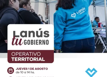 Próximo Operativo Territorial Lanús Tu Gobierno en Gerli