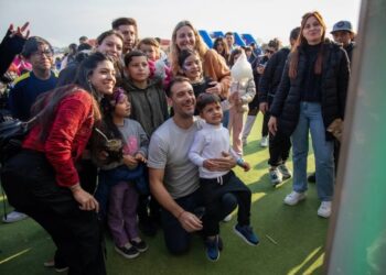 Lanús Gobierno celebró el Día de las Niñeces con una multitud en el Parque Eva Perón