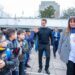 Julián Álvarez encabezó el acto de inicio de la doble escolaridad en la Escuela Primaria N° 69 de Lanús Oeste