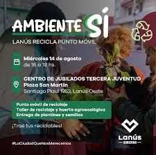 Ambiente Sí: nuevo operativo Lanús Recicla en Lanús Oeste