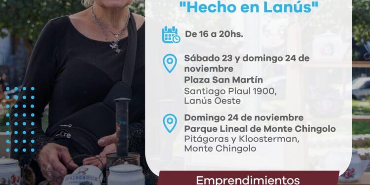 Hecho en Lanús: dos nuevas ediciones de la Feria de la Economía Social y Popular en Lanús Oeste y Monte Chingolo