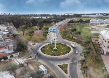 Distrito La Ribera: comenzaron los trabajos de puesta en valor en el Puente Olímpico