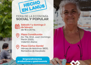 El Municipio invita a las dos nuevas jornadas de la Feria de la Economía Social y Popular “Hecho en Lanús”