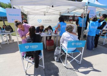 Lanús Gobierno anunció un nuevo operativo Sábados de Salud en el Barrio, en el CAPS Eva Perón