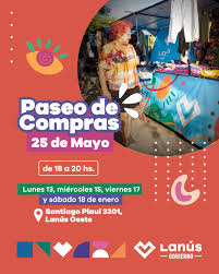 Paseo de Compras ’25 de Mayo’: conocé los días y horarios de atención en Lanús Oeste
