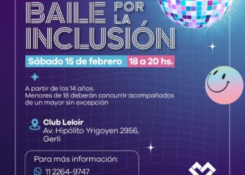 Lanús Gobierno organizará un nuevo Baile por la Inclusión este sábado en Lanús Oeste