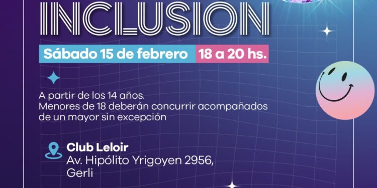 Lanús Gobierno organizará un nuevo Baile por la Inclusión este sábado en Lanús Oeste