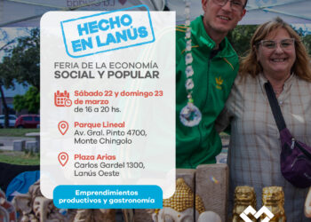 Lanús Gobierno anunció una nueva edición de la Feria de la Economía Social y Popular “Hecho en Lanús”