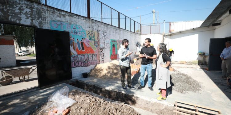 Lanús Gobierno avanza con las obras en la Escuela Secundaria N° 54 de Monte Chingolo