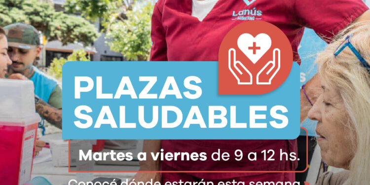 Lanús Gobierno realizará postas saludables en distintas plazas de la ciudad