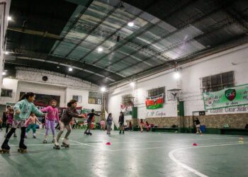 Clubes en Marcha: Julián Álvarez recorrió la puesta en valor del Club Sportivo Campos de Valentín Alsina