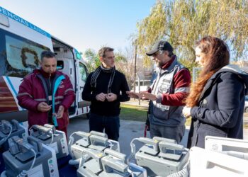 Lanús Gobierno adquirió aspiradores de vías aéreas, monitores desfibriladores y multiparamédicos para el Sistema de Emergencias 