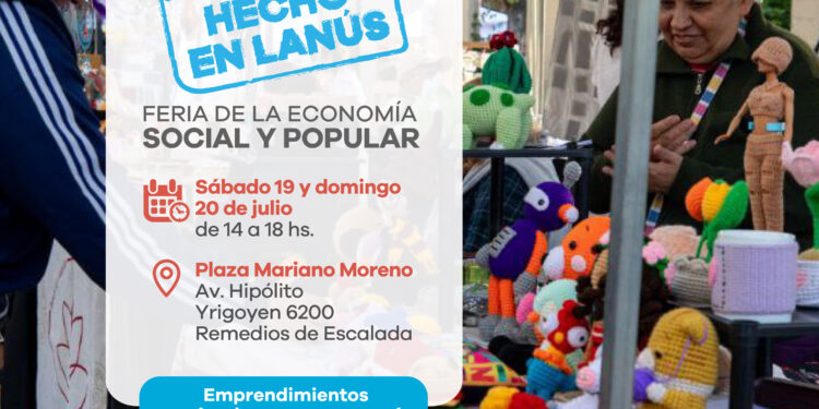Lanús Gobierno hará dos nuevas jornadas la Feria de la Economía Social y Popular Hecho en Lanús