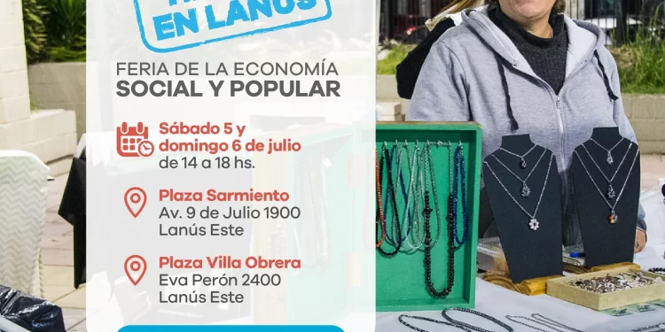 Lanús Gobierno anunció dos nuevas jornadas la Feria de la Economía Social y Popular Hecho en Lanús