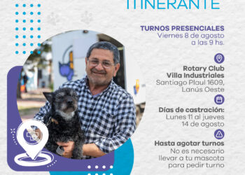 Lanús Gobierno dará nuevos turnos para el servicio de Castración Itinerante