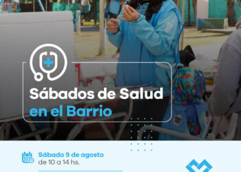 Lanús Gobierno hará una nueva edición de Sábados de Salud en el Barrio en Lanús Oeste