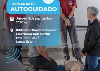 Lanús Gobierno brindará nuevas Jornadas de Autocuidado en Lanús Este 
